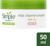 Simple Kind to Skin Vital Vitamin Dagcrème hydrateert, voedt en beschermt de huid - 50 ml