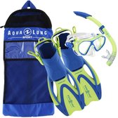 Aqua Lung Sport Urchin Set - Snorkelset - Kinderen - Groen/Blauw - 32-36