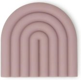 Mushie - siliconen bijtring - regenboog - Mauve