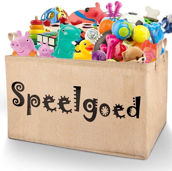 Speelgoed opbergdoos kinderen speelgoedmand - Speelgoed Opbergen -  Opbergmand -... | bol.com