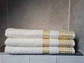 Handdoek Bamboe Wit 70x140 cm zware kwaliteit