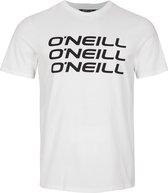 O'Neill T-Shirt Men Triple Stack Powder White Xl - Powder White Materiaal: 100% Katoen (Biologisch) Round Neck