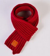 Warme Gebreide sjaal van 100% Katoen Winter/herfst Kinderen Baby/Jongens/Meisjes Kleur: Bordeauxrood