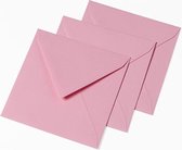 Enveloppen – Gegomd – Roze – 14x14 cm – 100 stuks