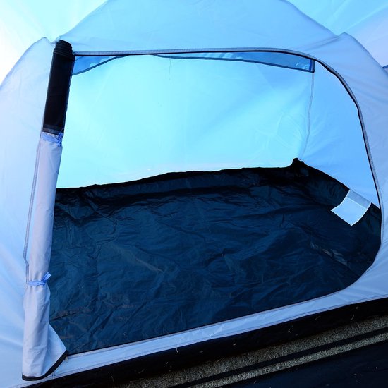 Veeg Luidruchtig Grote hoeveelheid Sunny Tent met 2 slaapcabines blauw 460 x 230 x 195 cm | bol.com