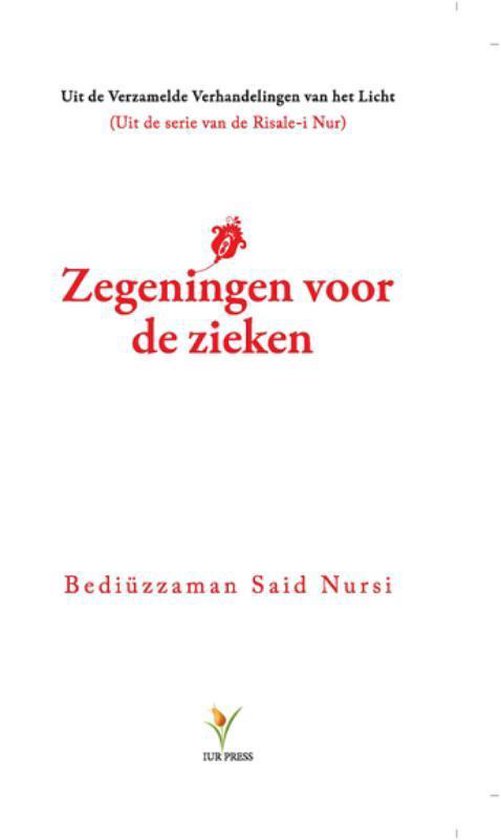 Cover van het boek 'Zegeningen voor de zieken' van Said Nursi