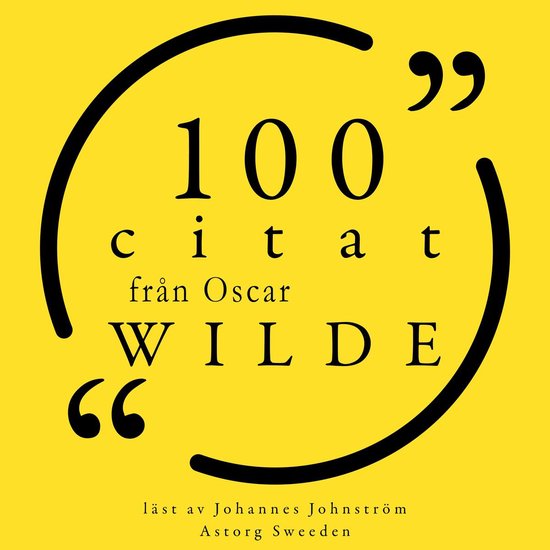 100 citat från Oscar Wilde - cover