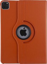 Apple iPad Pro 11 inch 2020 Oranje Book Case Tablethoes - 360 graden draaibaar
