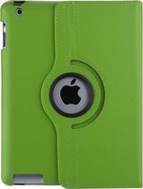 Apple iPad 2-3-4 Book case Groen Book Case Tablethoes - 360 graden draaibaar