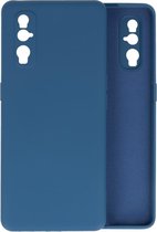 Oppo Find X2 Hoesje Fashion Backcover Telefoonhoesje Navy