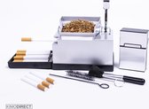 KIMO DIRECT Elektrische Sigarettenmaker - Sigaretten Hulzen Vuller - Tabak Schieter - NL Handleiding - Zilver