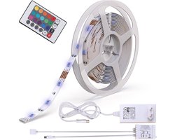RGB Led strip – 5m – Incl. afstandsbediening+voeding
