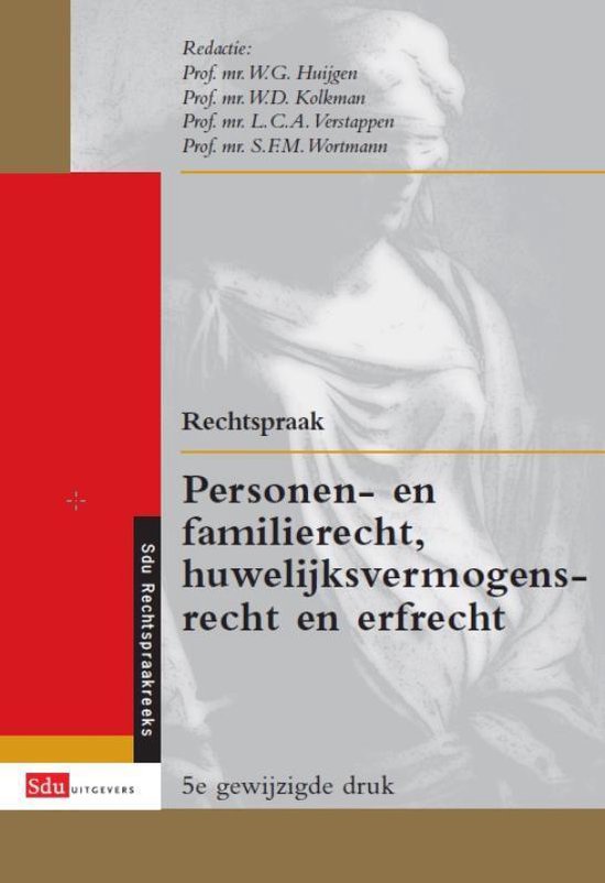 Sdu-Rechtspraakreeks  -   Rechtspraak personen- en familiere ... - cover