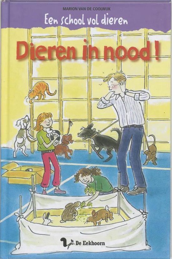 Cover van het boek 'Dieren in nood !' van Marion van de Coolwijk