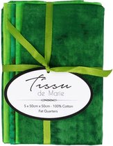 04 Gewolkte Bundel groen tinten Tissu de Marie