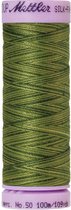 AMANN SILK-FINISH COTTON, MULTI-COLOR GAREN, GROEN, 100M, COL. 9818, PER STUK