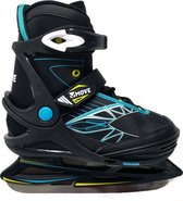 Move Schaatsen - Maat 32-35 - Unisex - zwart/blauw