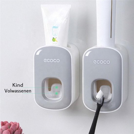 Draaien server Willen ECOCO | 2x Automatische Ecoco Tandpasta Dispenser | Tandpasta dispenser |  Toothpaste... | bol.com