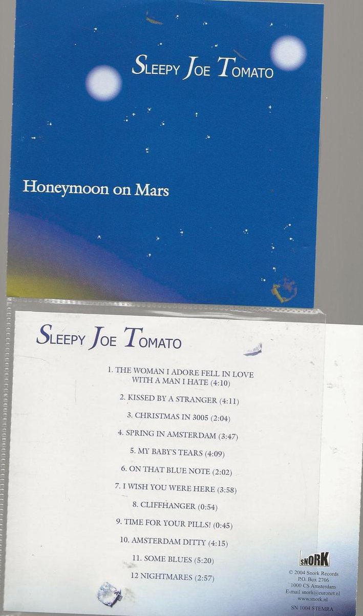 Honeymoon on mars - CD ALBUM