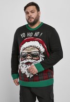 Urban Classics Sweater/trui -L- Ho Ho Ho Zwart