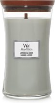 Woodwick - Large Jar - Lavender & Cedar