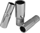 JBM Tools |  XZN MONDSTUK 1/2" 75MM LANG, 17MM VERCHROOMD