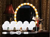 Make-up Spiegel Verlichting - Kapsalon- USB - LED - 6 stuks