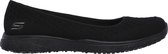 Skechers Microburst - One-Up Dames Ballerina's - Black/Black - Maat 40