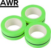 AWR - Magneet ringen - Finger Spinner - Magneet Vinger Spinner - Magnetische ringen - Spinner - Magneet Spinner - Fidget Magnet Spinner – Fidget toy - Groen