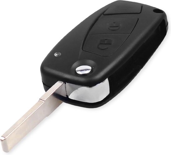 Autosleutel 3 knoppen zwart SIP22ERS8 geschikt voor Fiat sleutel 500 / Panda  / Idee /... | bol.com