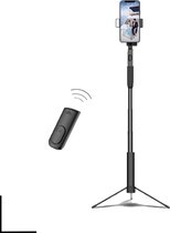 Picca Tripod – Statief Smartphone - Stabilisator – Selfie Stick – Led Lamp