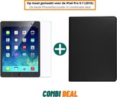 ipad pro 9.7 360 graden draaihoes | iPad Pro 2016 bescherm hoes | iPad Pro 9.7 (2016) standaard case zwart | boekhoes ipad pro 9.7 apple | iPad Pro 2016 hoes + iPad Pro 9.7 (2016)