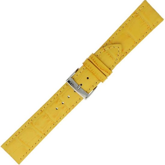 Morellato Bracelet de Montre Alligator Bolle Jaune 20mm