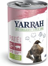 Yarrah Bio Hondenvoer Paté Varken - 12 x 400 gr - Voordeelverpakking