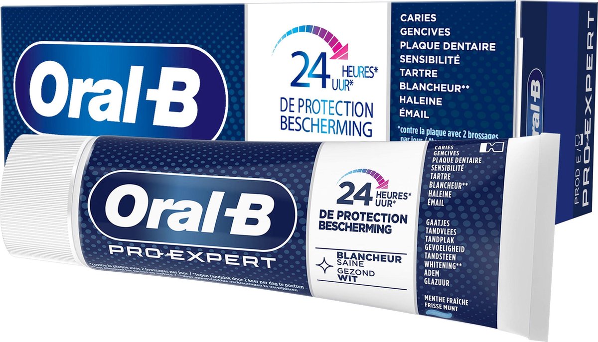 Oral-B Pro-Expert Gezond Wit Tandpasta - Voordeelverpakking 12 x 75ml