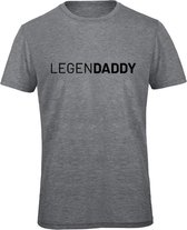 T-shirt man M - LegenDADDY Ashgrey