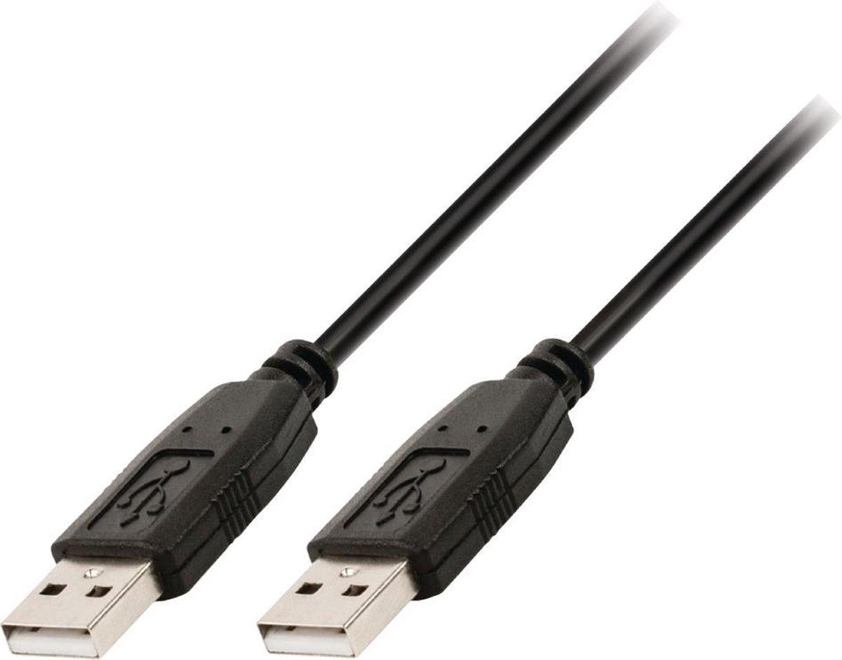 Valueline VLCP60001B30 Usb 2.0 Kabel Usb A Male - Usb A Male Rond 3.00 M Zwart