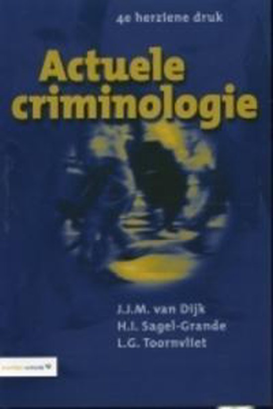 Actuele Criminologie - cover