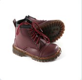 Kinderlaarzen - Kinder  veterboots - Kinder sneakers - Kinder enkellaarzen - Baby schoenen - Jack Bordeaux mt 25