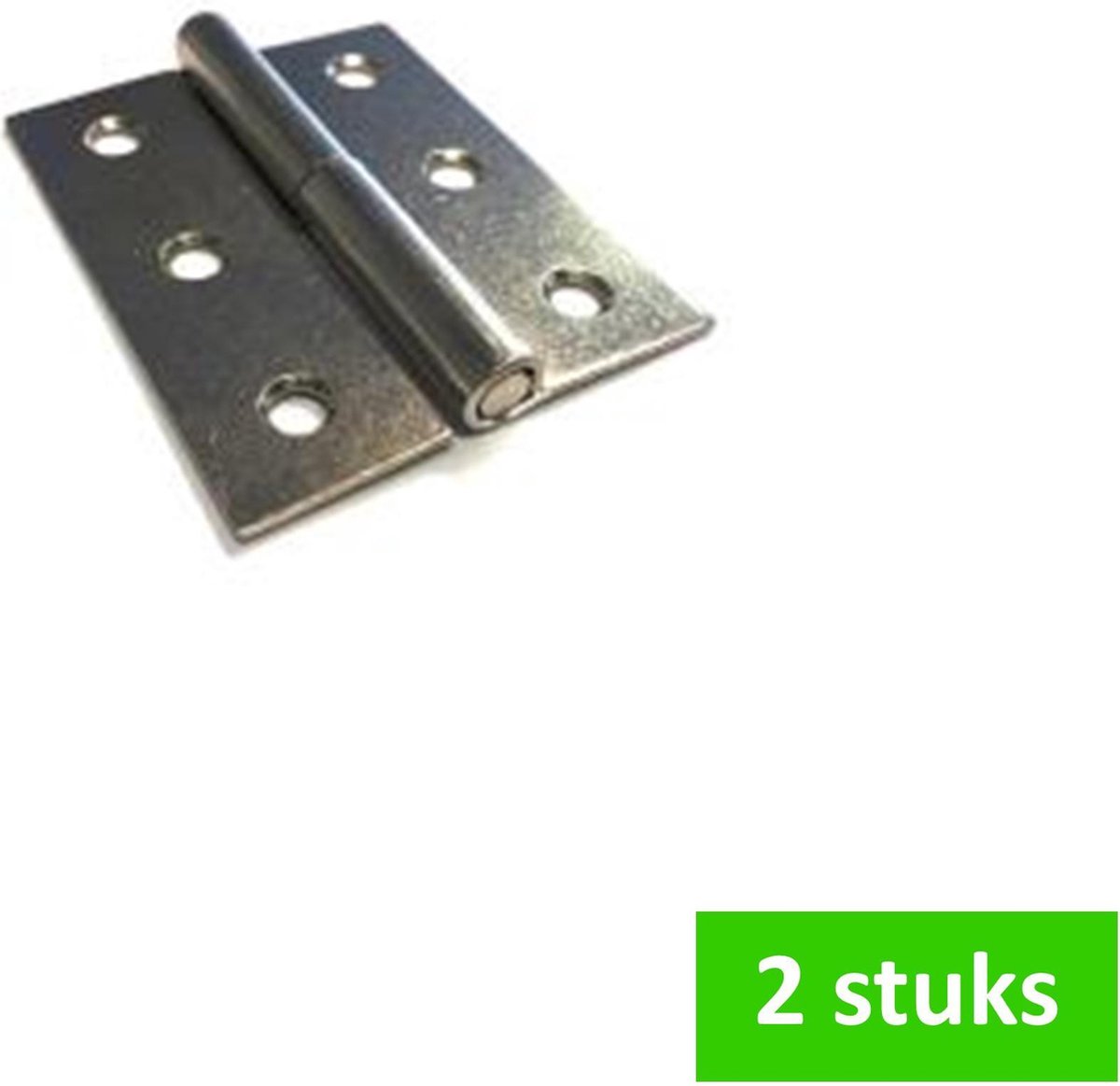 i-FIX paumelle scharnier links | 50 x 40 mm | messing vernikkeld | 2 STUKS