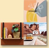 Wanddecoratie Dock Four color (kleurrijk) 3 panelen set 6
