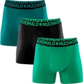 Muchachomalo - Men 3-pack boxershorts - cotton solid - maat S