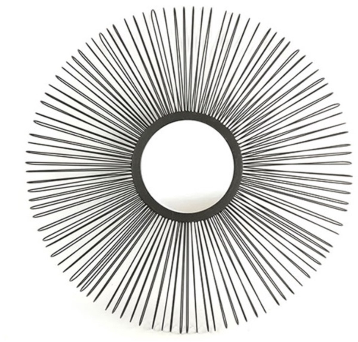 Wandspiegel zwart - Open spiegel - Spiegel modern 76 cm