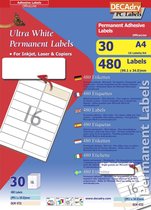 Decadry Etiketten / Labels 99. x 34 mm