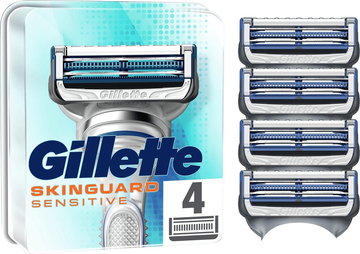 Gillette SkinGuard Sensitive Recharges De Lames De Rasoir - 4 Unités |  bol.com