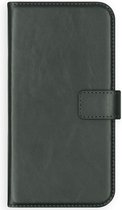 Selencia Hoesje Geschikt voor Samsung Galaxy S21 Hoesje Met Pasjeshouder - Selencia Echt Lederen Bookcase - Groen