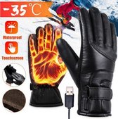 USB Verwarmde dikke winter handschoenen - Winddicht & Waterdicht - Heating Gloves - Waterproof -Touchscreen - Unisex - Dames & Heren - Scooter