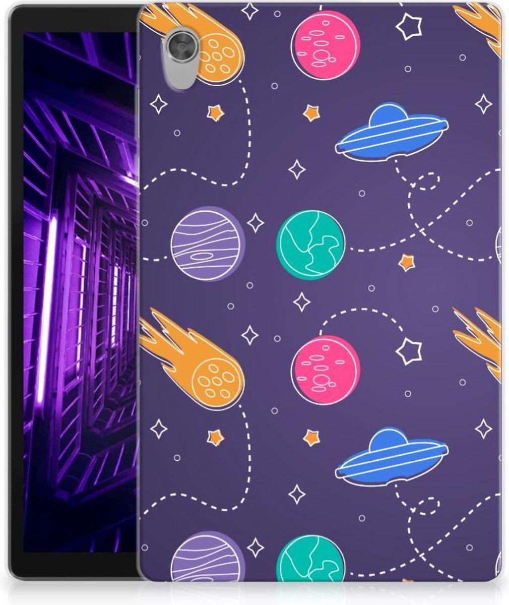 Lenovo Tab M10 HD (2de generatie) Leuke Siliconen Hoes Space