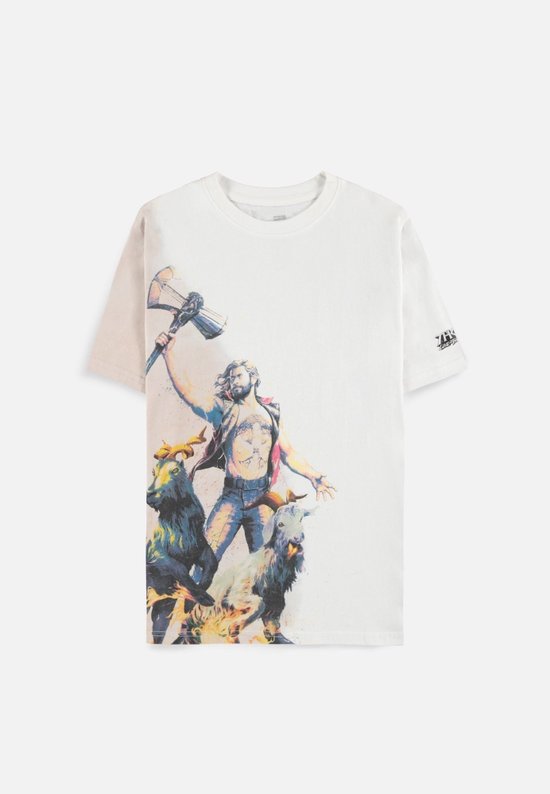 Marvel Thor Love and Thunder Dames T shirt M Wit bol