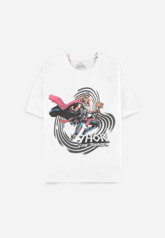 Marvel Thor Dames Tshirt Love and Thunder - Jane Foster Wit